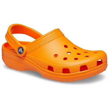 Zapatos Crocs Classic Clog Hombre Naranjas | Mexico 0680RVDW